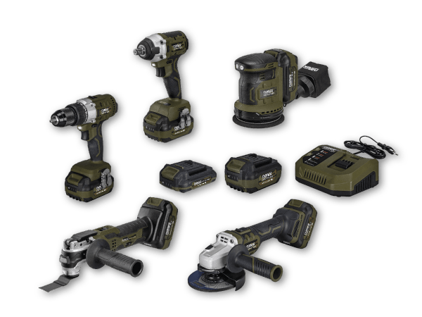 Akční set aku nářadí NAREX Camouflage 20 V