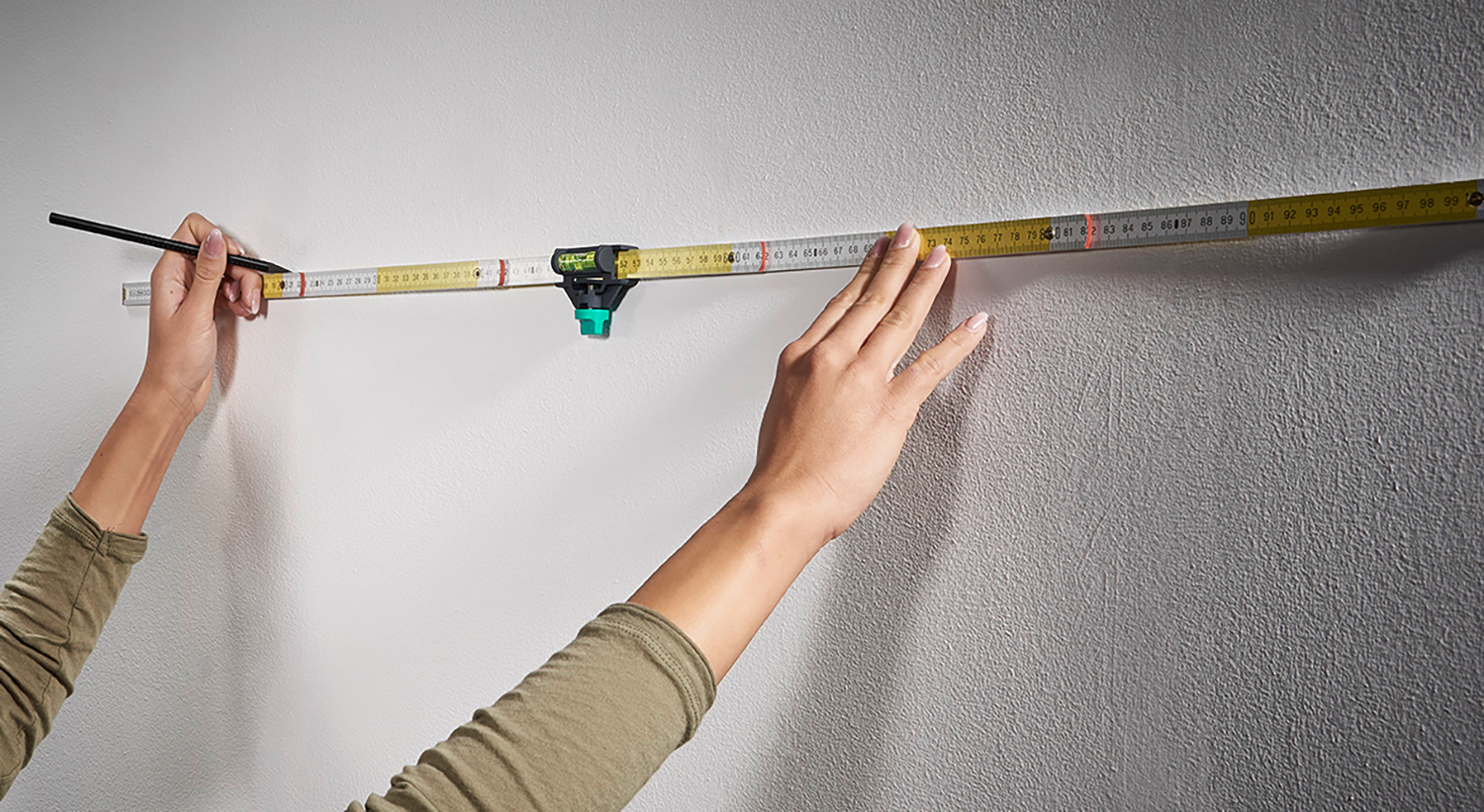 Adaptér pro skládací metry – libela Wolfcraft