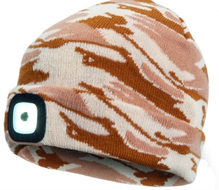 Čepice se světlem LED USB