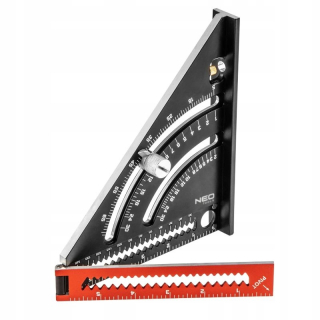 Tesařský úhelník s pravítkem NEO Tools 317mm